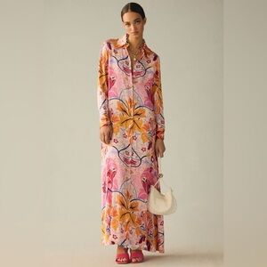 Anthropologie Corey Lynn Calter Maxi Shirt Dress